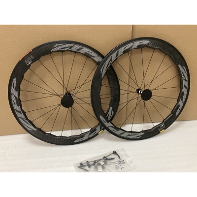 クリンチャー & チューブラー リム ZIPP 454 NSW ウェーブ サークル カーボン ロード バイク ホイール - カーボン  ロード自転車ホイール